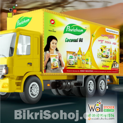 pickup truck cover van branding design in bangladesh